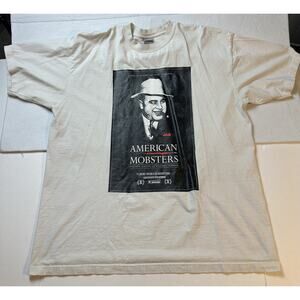 StreetWise T-Shirt Men's Size 3XL American Mobsters Movie Tee White Short Sleeve